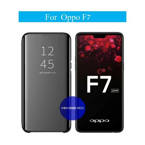 Foto Produk Flip Case Oppo F7 Clear View Standing Cover dari Vinvend ACC