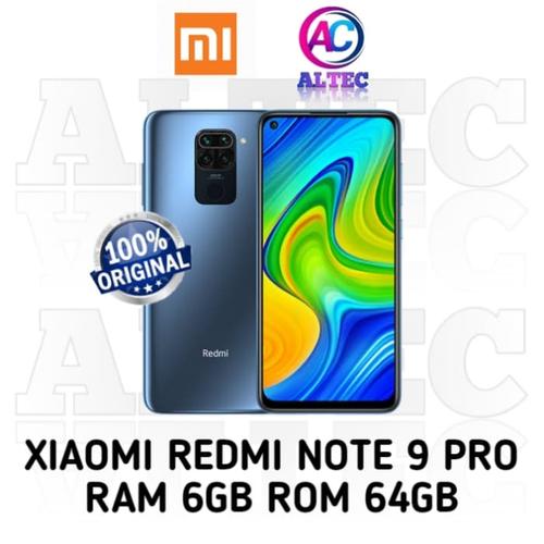 Foto Produk Xiaomi Redmi Note 9 Pro 6/64 RAM 6GB ROM 64GB GARANSI RESMI - Biru dari Altec Cellular