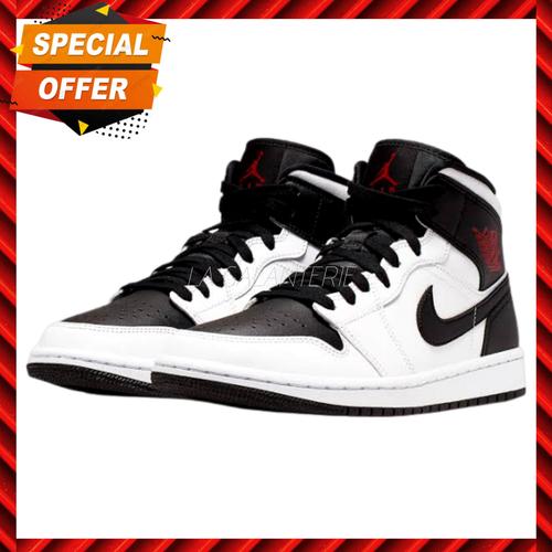 Jual Nike Air Jordan 1 Mid Reverse Black Toe ORIGINAL QUALITY - Jakarta  Barat - LA GALANTERIE | Tokopedia