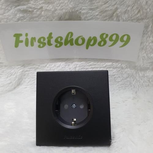 Foto Produk Panasonic stop kontak arde panasonic Eco black WESJP 1121 B dari firstshop899