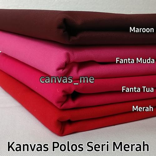 Foto Produk Kain Kanvas Polos Seri Merah - Merah dari canvas_me