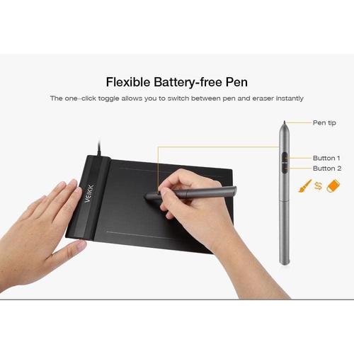 Jual Veikk S640 Digital Graphic Drawing Signature Pen Tablet OSU Like HUION Kota Tangerang