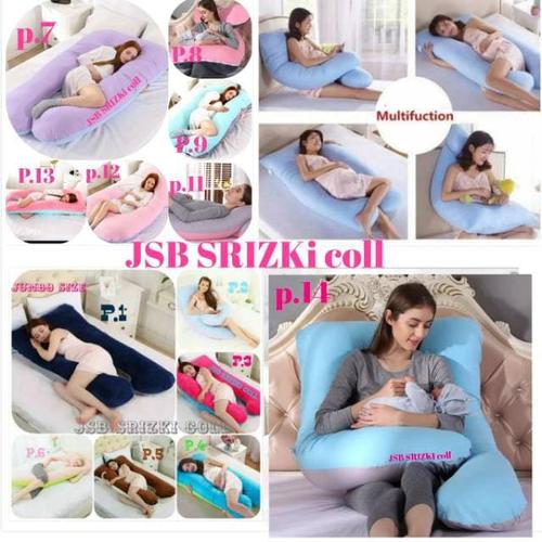 Foto Produk bantal ibu hamil polos kombinasi uk 120 x 80 cm dari srizki collection