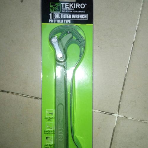 Jual tekiro OF0963 kunci sabuk filter oli 9 inch oil filter wrench belt 9" Kota Bandung