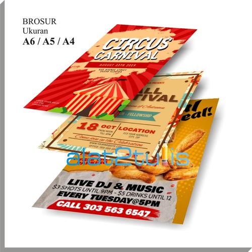 Jual Cetak Brosur A6 A5 A4 Artpaper 160gr A4 Kota Bandung Alat2tulis Tokopedia