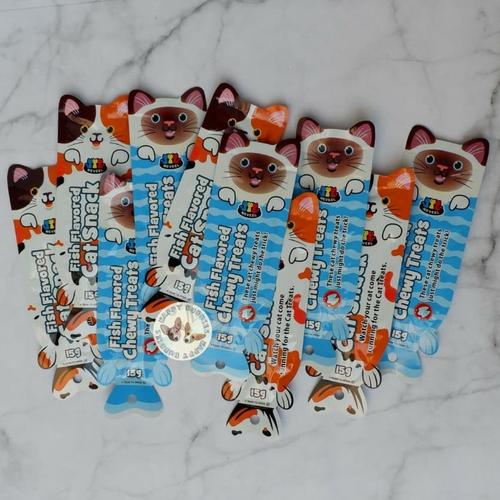 Foto Produk Meveel Cat Treats/ Snack Kucing/ Cemilan Kucing Single - Salmon Stick dari Happy Buddies