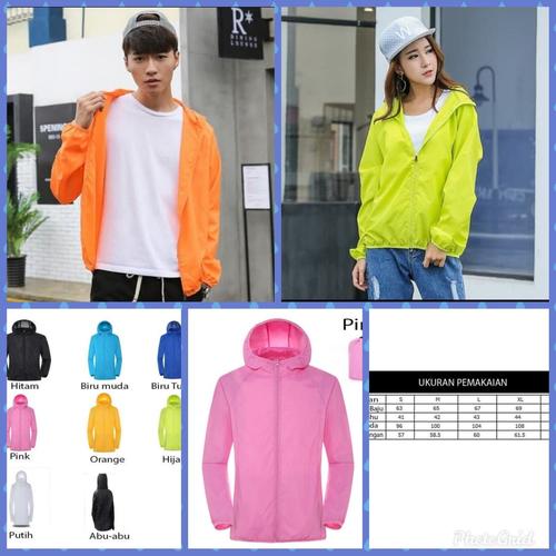Foto Produk JAKET PARASUT OLAHRAGA RUNNING, SEPEDA , FISHING PRIA-WANITA TAHAN AIR dari sukses makmur plast