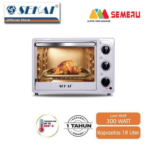 Foto Produk SEKAI Oven Listrik 18 L OV-180 dari Semeru Store Makassar
