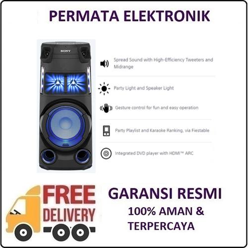 Sony MHC-V43D High Power Audio System with Bluetooth Technology V43D di  Permata Electronik_new Tokopedia