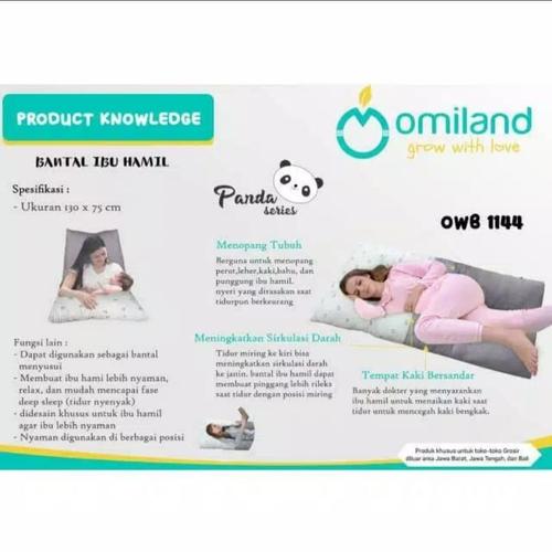 Foto Produk Omiland Bantal Ibu Hamil / Maternity Pillow - Pink Kaki dari Duniatoysbaby