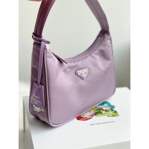 prada hobo purple