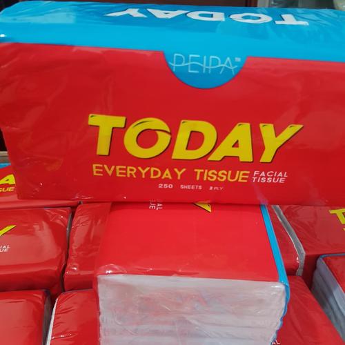 Foto Produk tisu murah / tisu today / tissue facial / 250 sheet 2 ply dari Dio Plastik