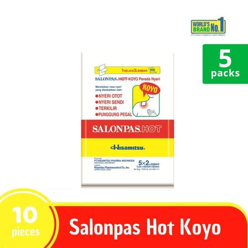 Foto Produk SALONPAS MULTIPACK - Koyo Pereda Nyeri Hot isi 10 dari Hisamitsu