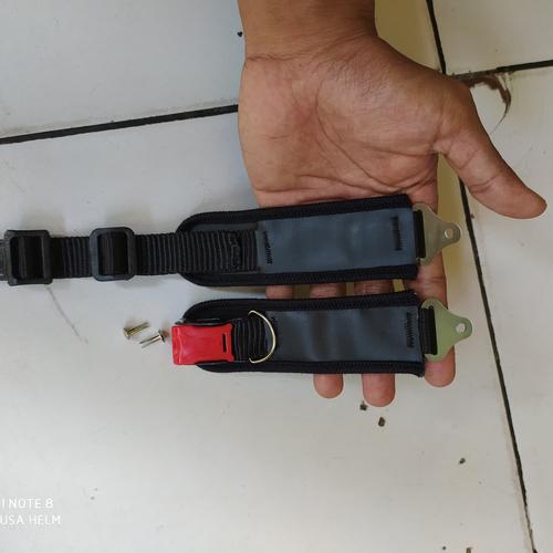 Foto Produk tali helm half face bogo model buaya dari busahelmku