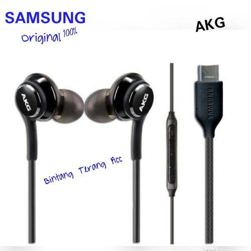 Jual Handsfree Samsung AKG Original S20 S20+ Earphone Headset AKG Original  - Hitam - Jakarta Selatan - Bintang terang acc | Tokopedia