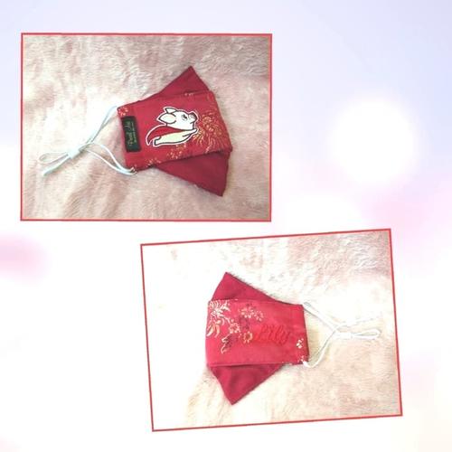 Foto Produk Masker 3D Imlek Patch Series " Red Flying Pig " 3 ply - tanpa nama dari Pearl art