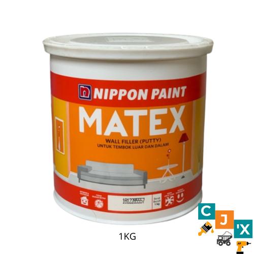 Jual Nippon Paint MATEX PUTTY / Dempul / Plamir / Plamur Tembok 1 KG