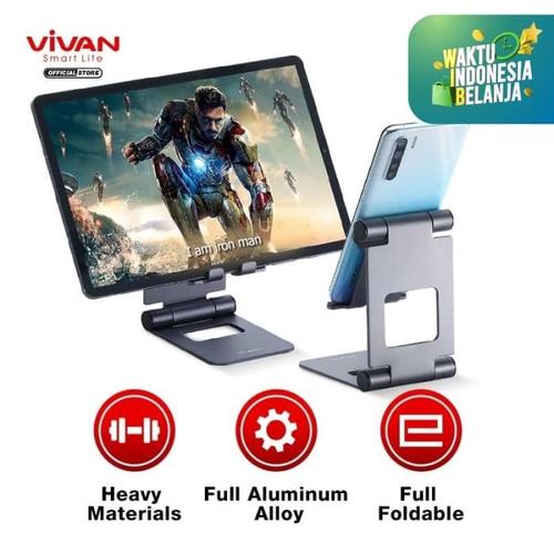 Jual Vivan Vh01 Universal Holder Stand Stent Dudukan Hp Tablet Ipad Alumuni Jakarta Pusat Visi Baru Tokopedia