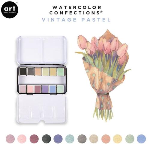 Jual Art Philosophy - Watercolour Confections Vintage Pastel - Kota Denpasar - Bali Artemedia | Tokopedia
