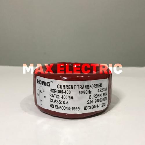 Jual HGRG05-400 CT Measurement HOWIG (Rasio 400/5A) Burden 5VA ...