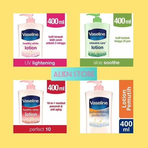 Foto Produk VASELINE BODY LOTION 400 ML - Healthy White dari Alien_store11