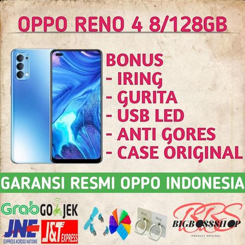 Foto Produk OPPO RENO 4 8/128GB NEW GARANSI RESMI - Ungu dari Bigbossshop