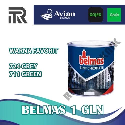 Jual Cat Dasar Meni Belmas Zinc Chromate 5KG Abu Hijau Anti Karat Galon
