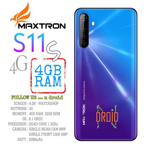 Jual Hp Maxtron S11s 4g Ram 4gb Rom 32gb Hp Android Hp Maxtron S11 S Grey Jakarta Barat N Droid Tokopedia