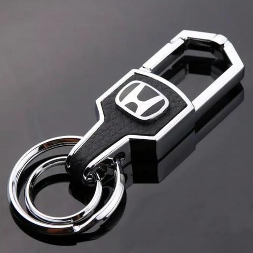 Foto Produk gantungan kunci mobil automotive logo kulit keychain key ring metal - Honda dari Zerda Store