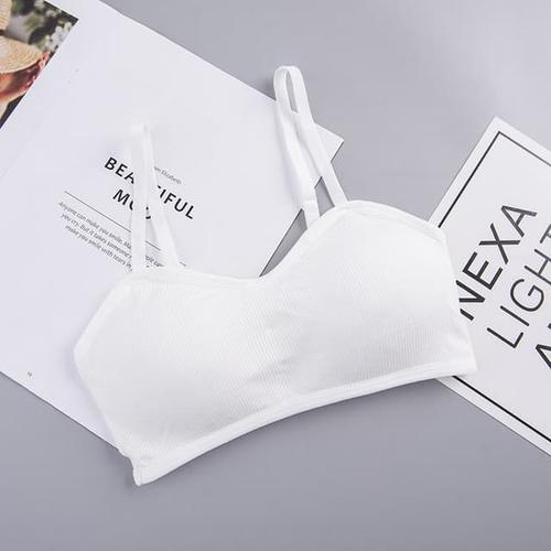 Foto Produk Pakaian Dalam Wanita / Bra Tanpa Kawat /Sport Bra #07 - Putih dari Bless Store ID