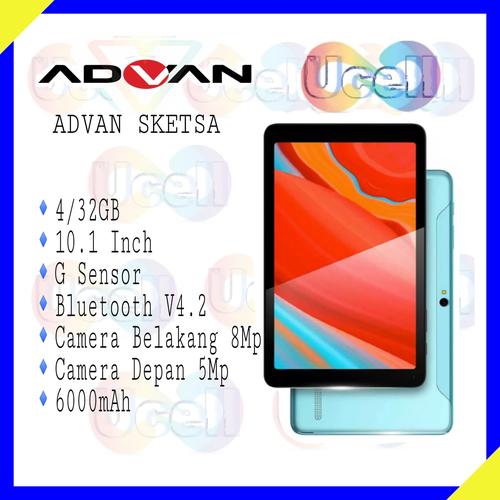Foto Produk Advan Tablet Sketsa 10" 4GB/32GB + Stylus Pen - Garansi Resmi dari ucell cempaka
