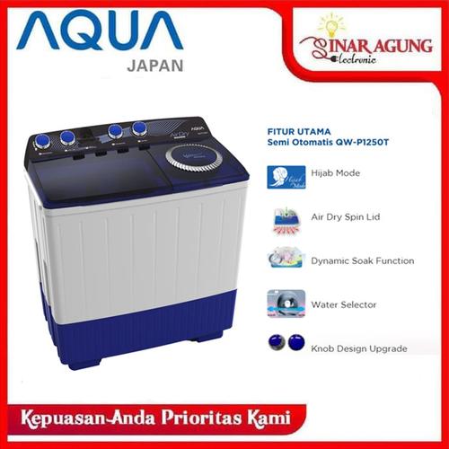 Gambar MESIN CUCI 2 TABUNG 10 KG AQUA 1050 XT dari sinar agung electronic Kab. Bekasi Tokopedia