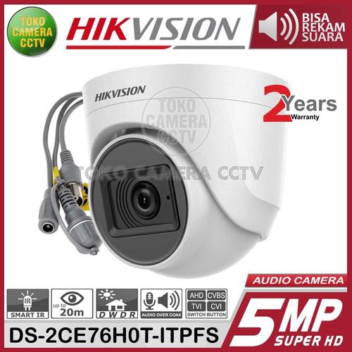 Jual Kamera Cctv Indoor Hikvision 5Mp Mic Audio Ds-2Ce76H0T-Itpfs - Jakarta  Barat - Toko Camera Cctv | Tokopedia