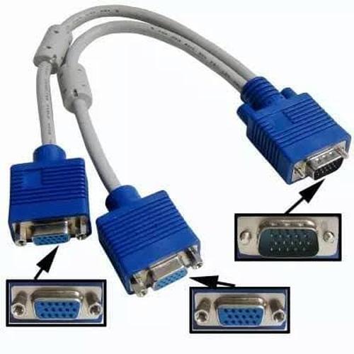 Kabel VGA Splitter VGa Male to VGA Female 15 pin di Unitedkomputer  Tokopedia