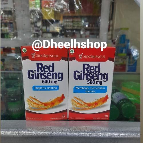 Foto Produk SIDOMUNCUL RED GINSENG (UNTUK DAYA TAHAN TUBUH & STAMINA)ISI 30 dari Dheelhshop