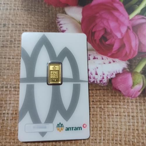 Jual Emas Antam 1g Gr Gram 1 Gr Logam Mulia Lm Goldbar Bersertifikat Asli Kota Medan Ss Jewel 