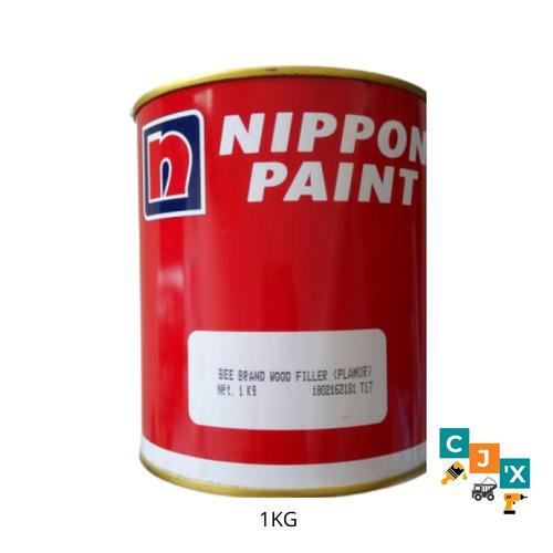 Jual Nippon Paint WOOD FILLER / Bee Brand WOOD FILLER (Plamur) 1 KG