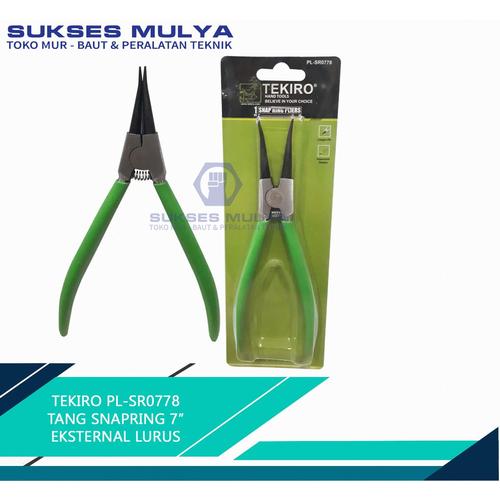 Jual TEKIRO Tang Snapring Lurus Buka 7