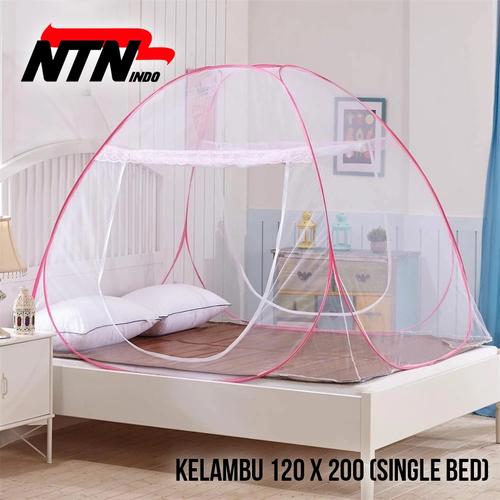 Foto Produk NTN Kelambu Tempat Tidur Anti Nyamuk Kanopi 120 x 200 dari NTN Indo