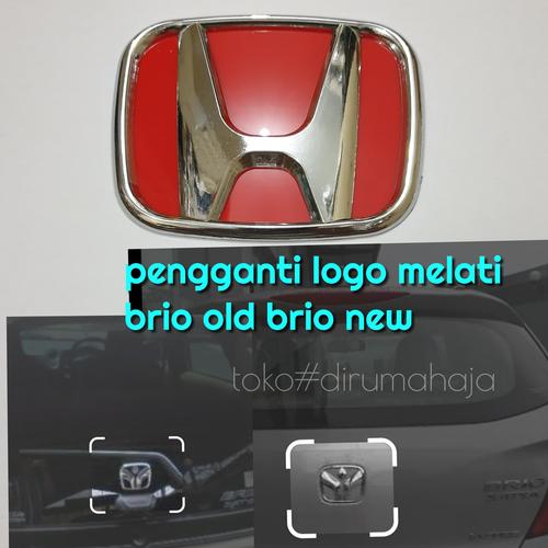 Foto Produk logo honda merah brio old brio new belakang dari toko#dirumahaja