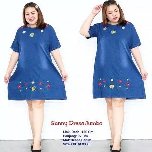 Foto Produk Dress jumbo - sunny dress dark dari Raino Olshop
