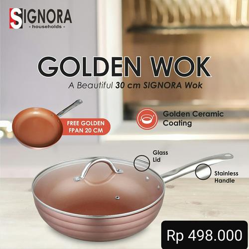 Foto Produk Golden Wok Signora dari Mina Kitchen Tools