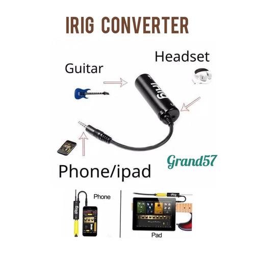 Jual Irig interface gitar i rig adapter 