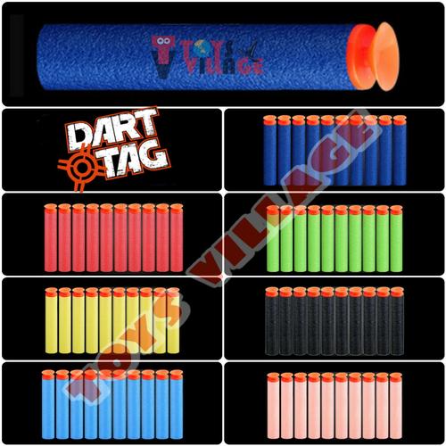 Foto Produk 1pcs Peluru Nerf Dart Suction -Menempel kaca- Modulus N Zombie Strike - Biru dari toys village