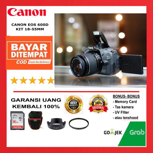 Foto Produk Canon 600d kit 18-55mm dari SAKURA CAMERA
