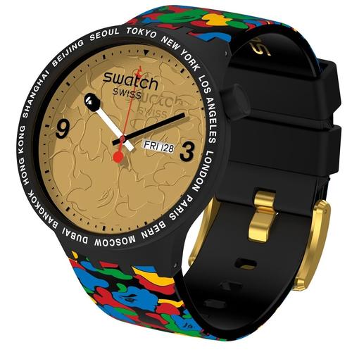 Jual SWATCH x A Bathing Ape BAPE Big Bold Tokyo Black Multi Camo 2020 -  Jakarta Utara - HYPPENING.ID | Tokopedia