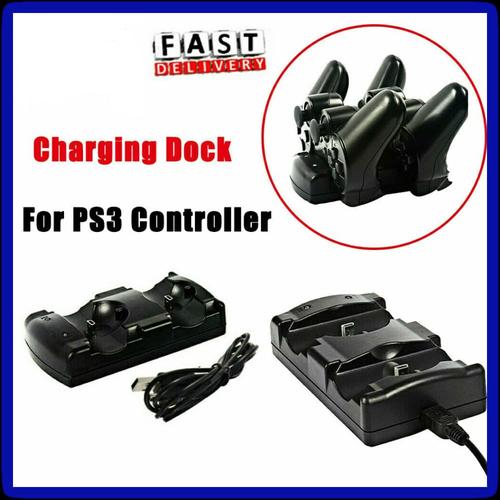 Jual Charging dock ps3. Charger Stik / ps3 move 2 In 1. Double Charging