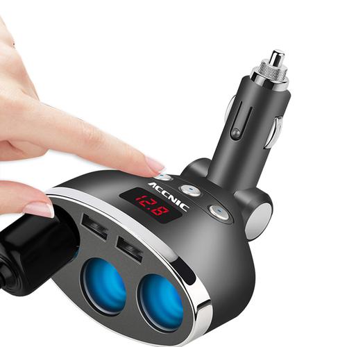 Foto Produk garansi... ACCNIC 3 in 1 Dual USB Car Charger C igarette L ig dari Rumah Cantik Hilwa