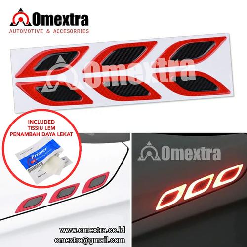 Gambar Reflector Mask Body Mobil Omextra Reflective Sticker Mask Reflektor 5D - Random dari OMEXTRA Jakarta Barat Tokopedia