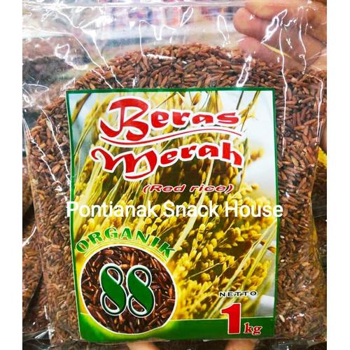 Jual Beras Merah Anik Cap 88 1 Kg Kota Pontianak Pontianak Snack House 